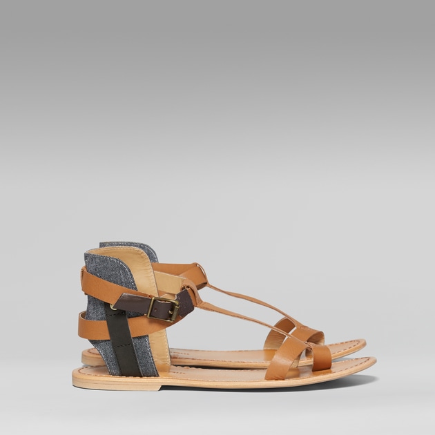 GStar RAW Women Shoes Leda Cygnus Iii Wrap , Tan