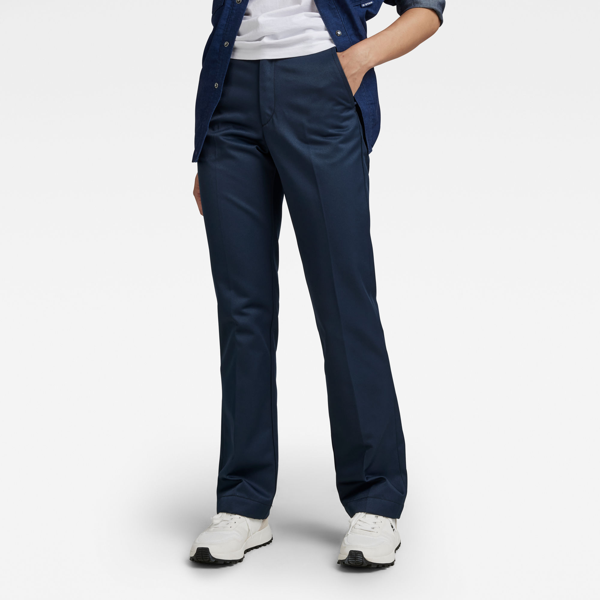 

Formal Smart Pants - Dark blue - Women
