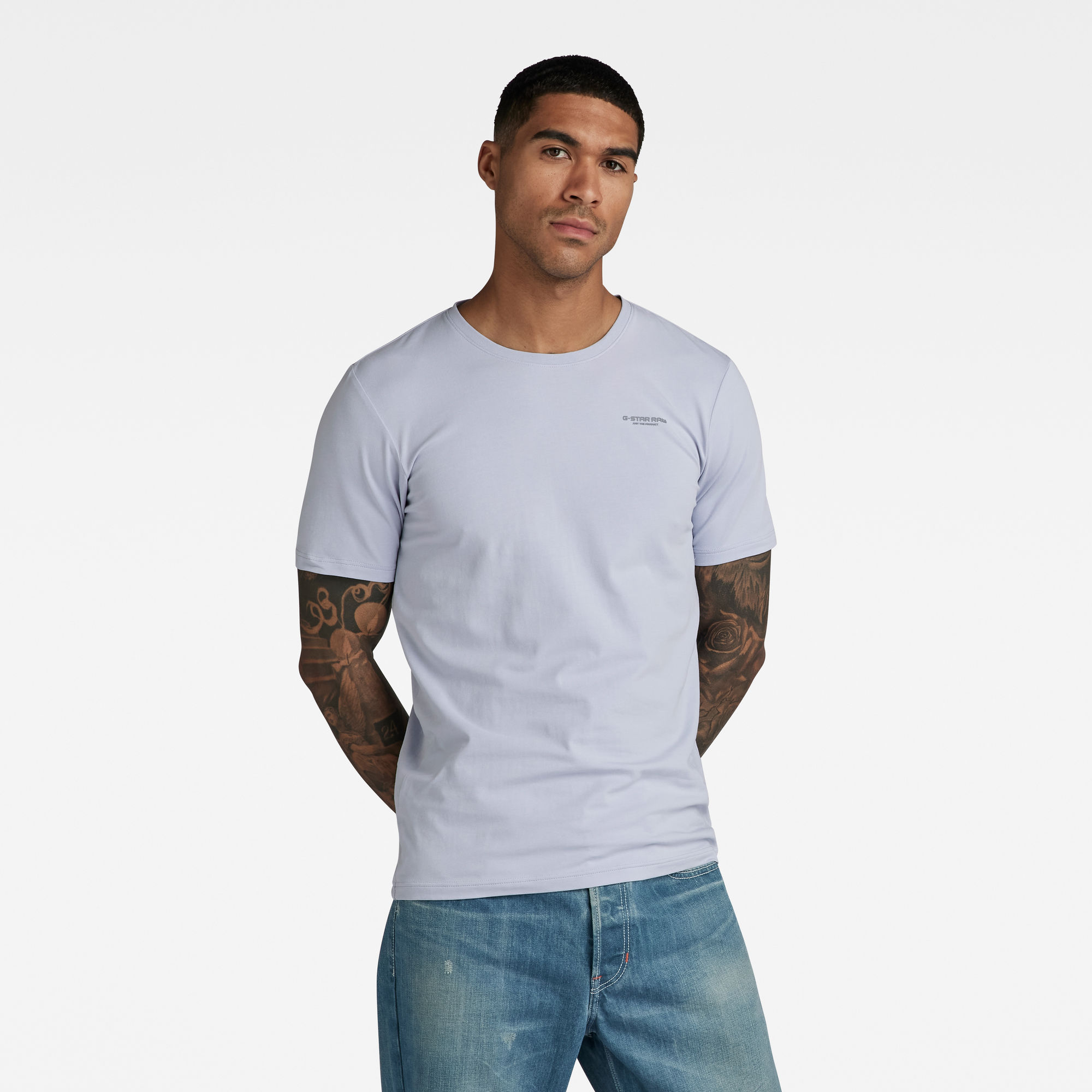 Slim Base T-Shirt - Grau - Herren