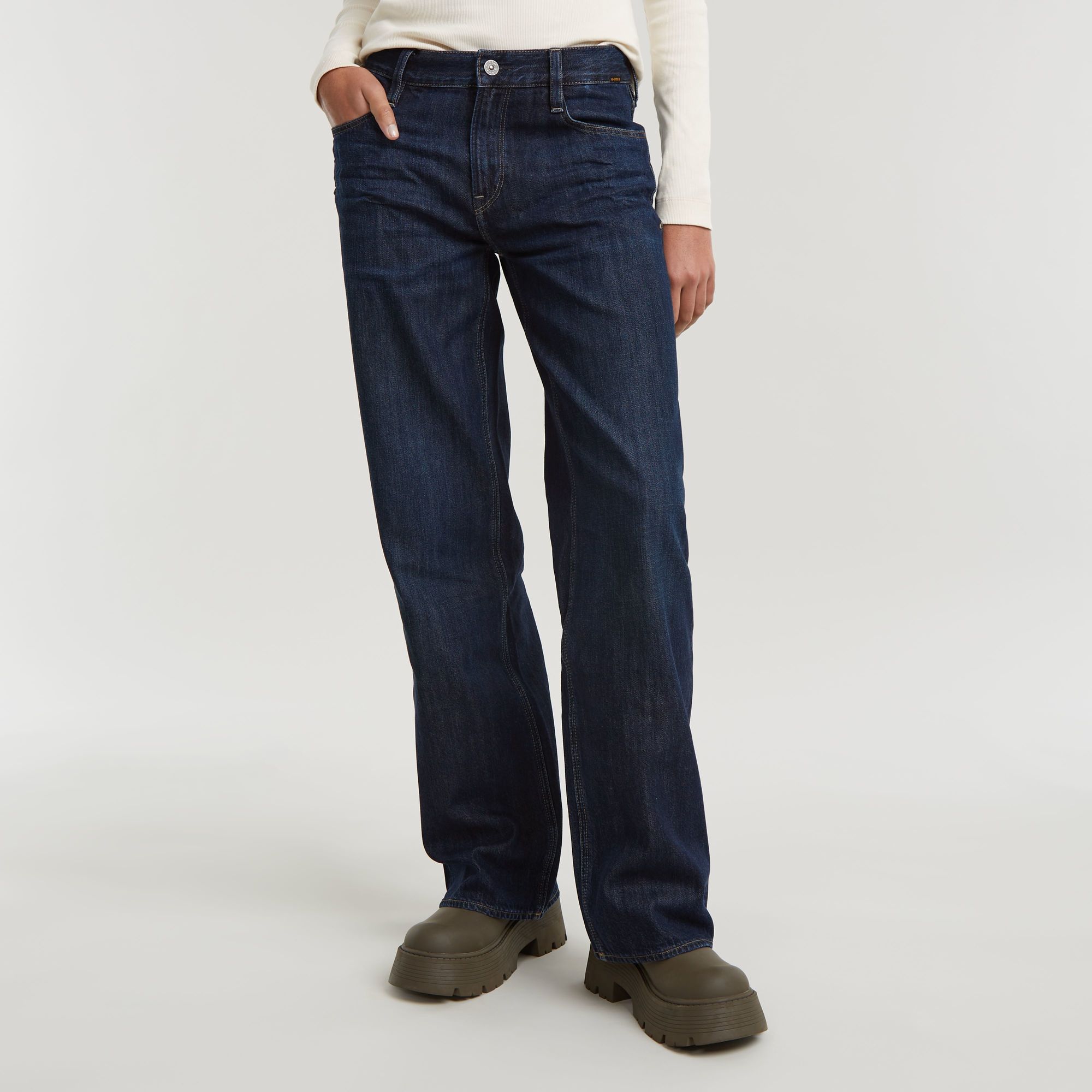 Judee Loose Jeans - Dark blue - Women