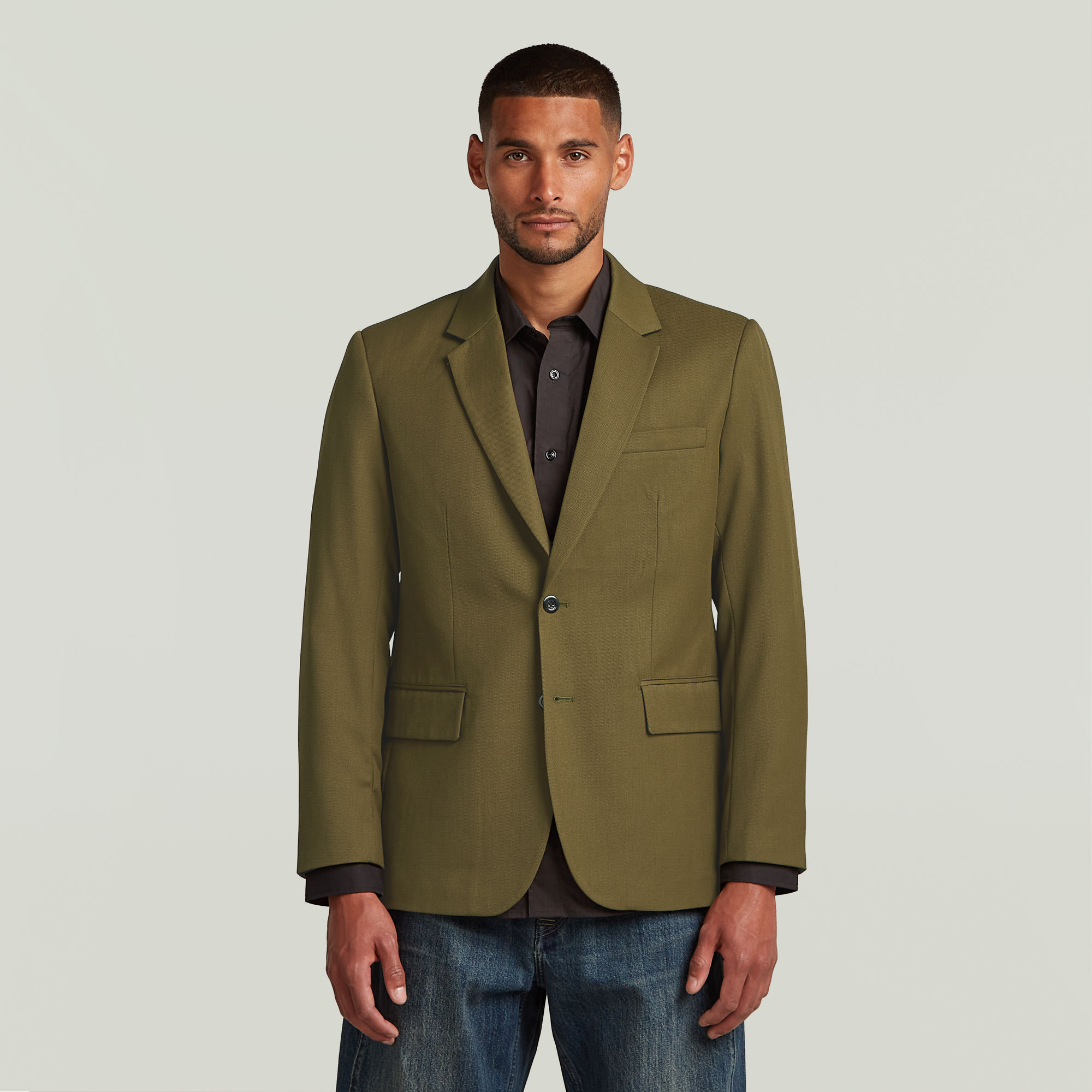 Single Breasted Blazer - Green - Men
Single Breasted Blazer - Green - Men