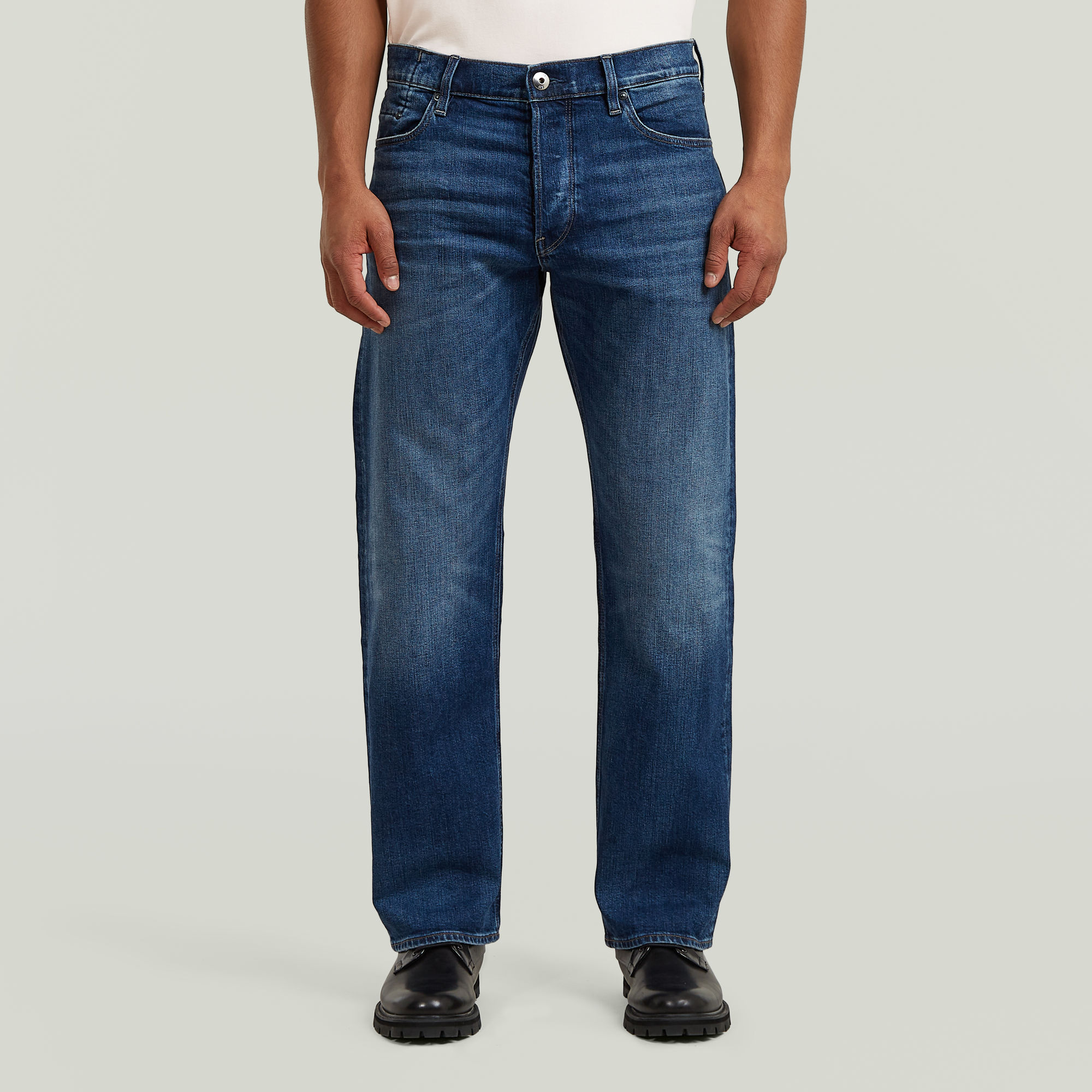 Dakota Regular Straight Jeans - Dark blue - Men