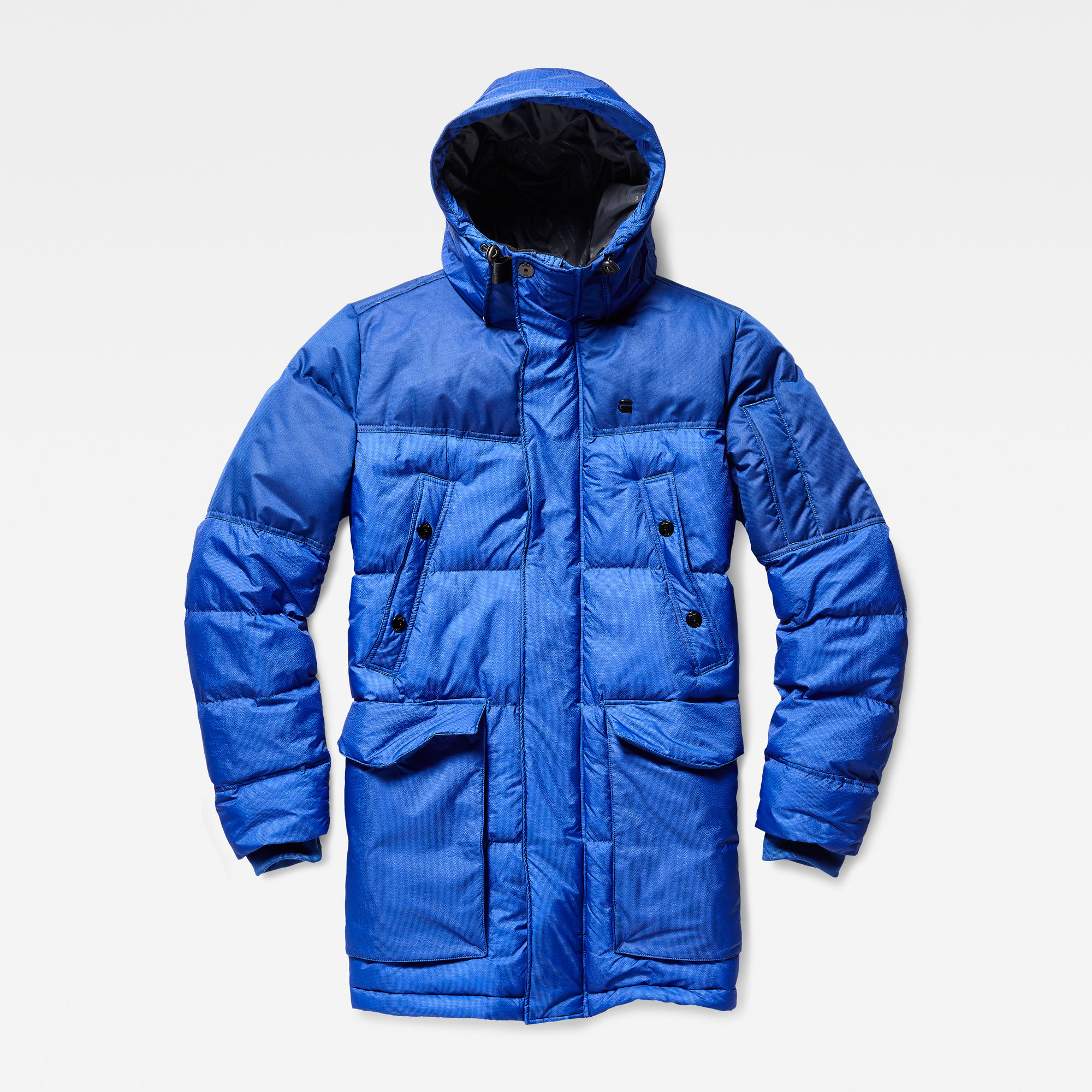 Whistler Padded Hooded Parka Midden Blauw G Star RAW