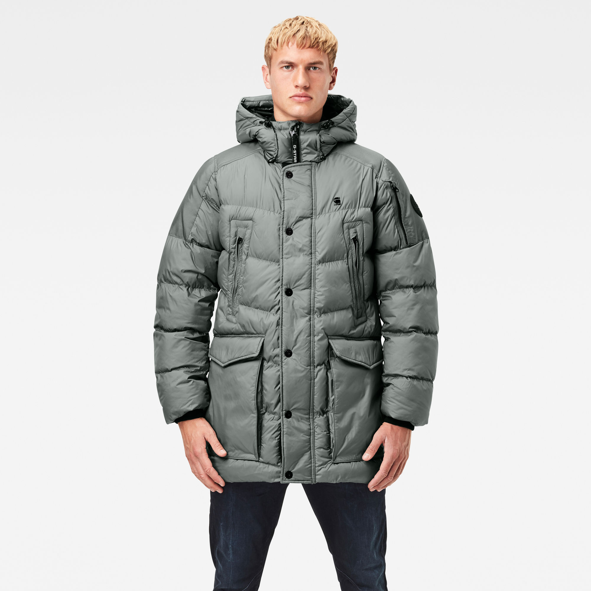 Whistler Hooded Parka Grey G Star Raw