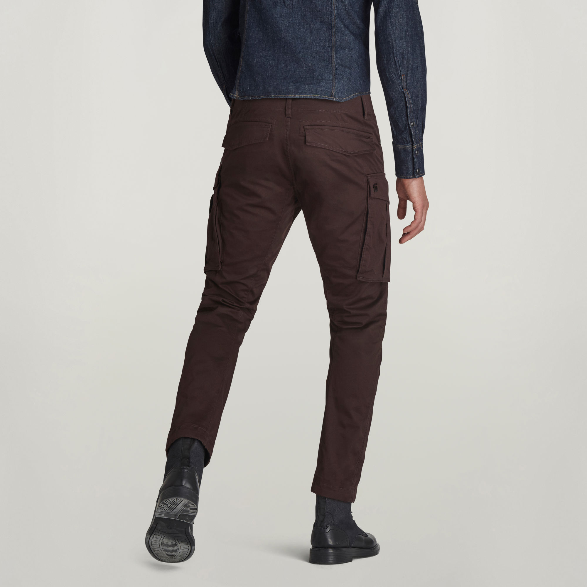 Pantalon Rovic Zip 3D Straight Tapered Brun G Star RAW