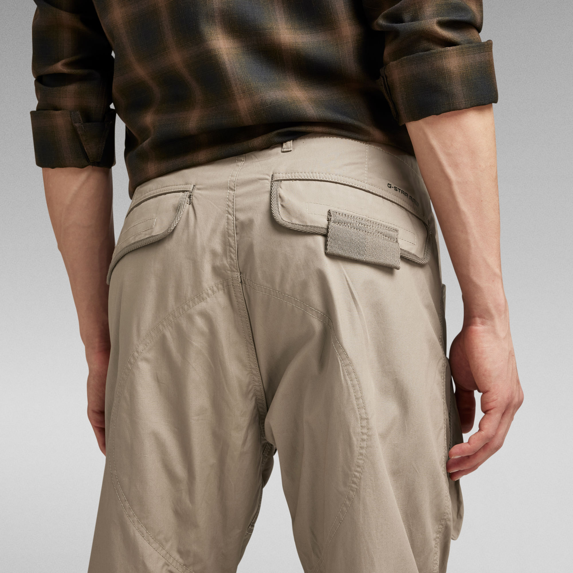 3D Regular Tapered Cargo Pants Beige G Star RAW