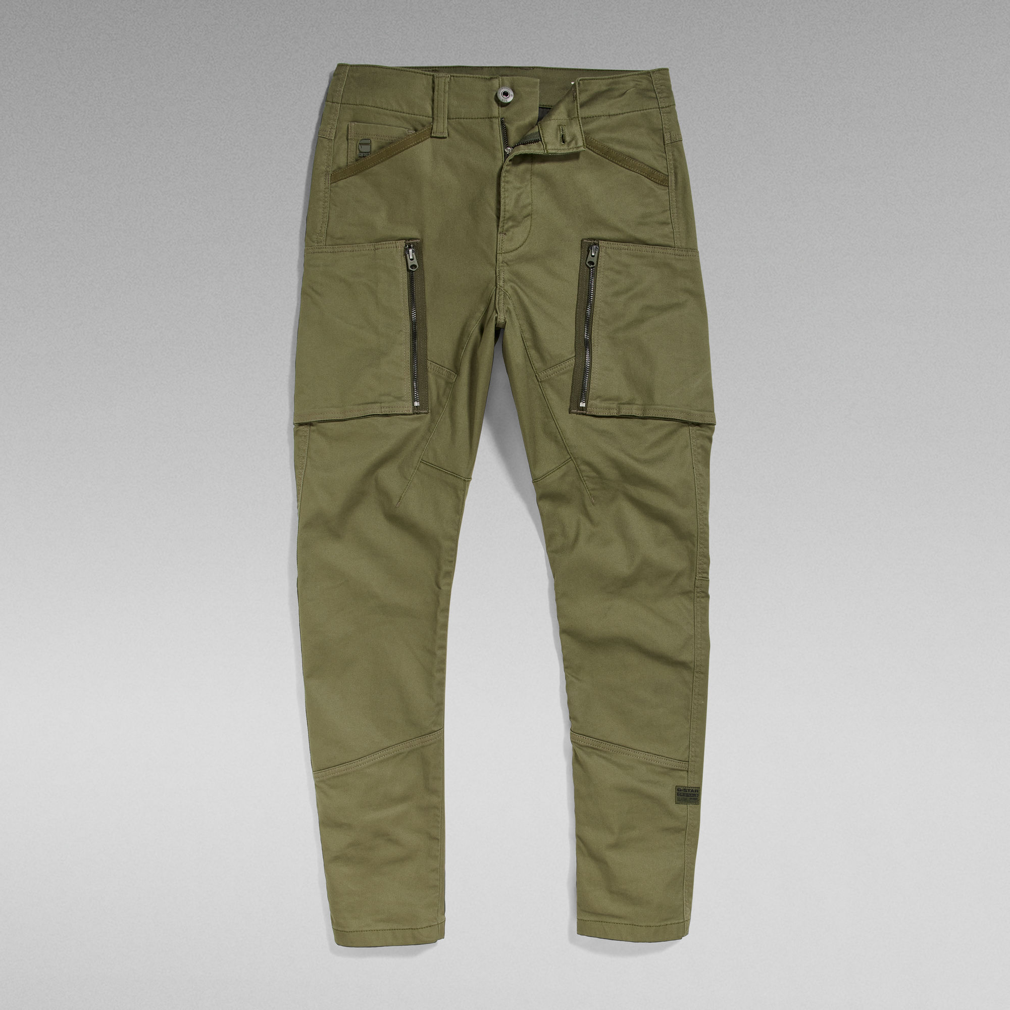 Zip Pocket 3D Skinny Cargohose Grün G Star RAW