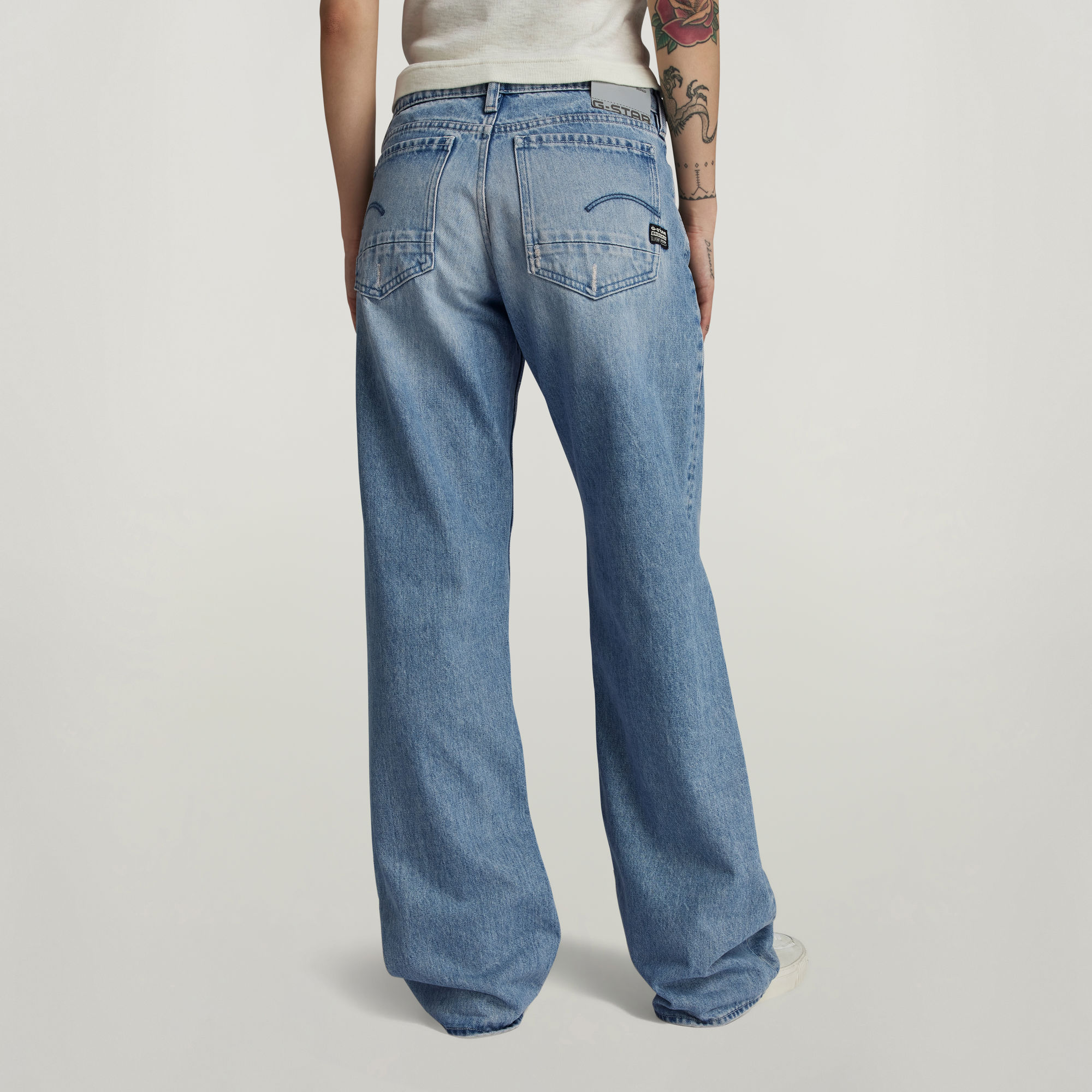 Judee Low Waist Loose Jeans Light Blue G Star RAW