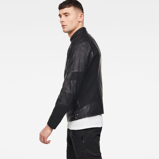 G star Blouson Noir Motac Biker OnOxP