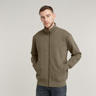 G-STAR Outlet Nifous Zip Thru Sweater Brown
