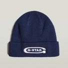 G-STAR Outlet Originals Artwork Long Beanie Dark blue