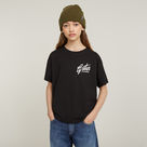 G-STAR Outlet Top Loose Short para Niñas Negro