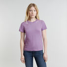 G-STAR Outlet Faux Embro Logo Top Purple
