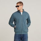 G-STAR Outlet Nifous Zip Thru Sweater Medium blue