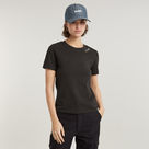 G-STAR Outlet Faux Embro Logo Top Black