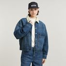 G-STAR Outlet Drifter Sherpa Jacket Medium blue