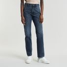G-STAR Outlet Viktoria High Straight Jeans Dark blue