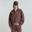 G-STAR Outlet Drifter Sherpa Jacket Brown