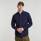G-STAR Outlet Camisa Marine Slim Azul oscuro