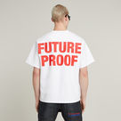 G-STAR Outlet Camiseta Unisex WVB Boxy Blanco