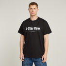 G-STAR Outlet Camiseta Symbols Print Loose Negro