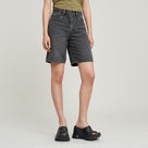 G-STAR Outlet Viktoria Bermuda Shorts Clean Edge Grey