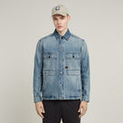 G-STAR Outlet Mosa Overshirt Light blue