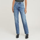 G-STAR Outlet Viktoria High Straight Jeans Medium blue