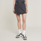 G-STAR Outlet Overdyed Sweat Skort Black
