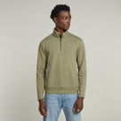 G-STAR Outlet Sudadera Nifous Half Zip Verde