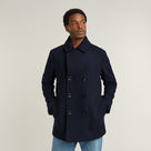 G-STAR Outlet Abrigo Wool Azul oscuro