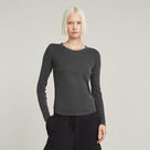 G-STAR Outlet Overdyed Slim Top Black