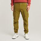 G-STAR Outlet Cargo Pants 3D Regular Tapered Cuffed Green