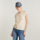 G-STAR Outlet Stripe Eyben Slim V-Neck Top 2.0 Multi color