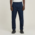 G-STAR Outlet Pleated Chino Relaxed Tapered Dark blue