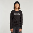 G-STAR Outlet Camiseta Regular para Niños Negro
