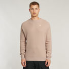 G-STAR Outlet Serrated Knitted Sweater Pink