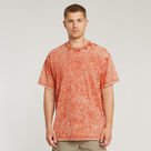 G-STAR Outlet Washed Loose T-Shirt Red