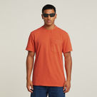G-STAR Outlet Washed Pocket T-Shirt Red