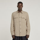 G-STAR Outlet Marine Slim Shirt Beige