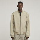 G-STAR Outlet Unpadded Bomber Jacket Beige