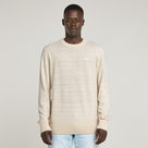 G-STAR Outlet Premium Core Knitted Sweater White
