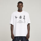 G-STAR Outlet Archive Boxy T-Shirt White