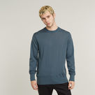 G-STAR Outlet Premium Core Knitted Sweater Medium blue