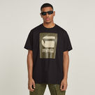 G-STAR Outlet Burger Box Rain Loose T-Shirt Black