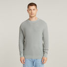 G-STAR Outlet Serrated Knitted Sweater Grey