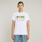 G-STAR Outlet Flyer Graphic T-Shirt White