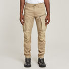 G-STAR Outlet Rovic Zip 3D Regular Tapered Pants Beige