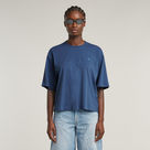 G-STAR Outlet Horizontal Seam Loose Top Medium blue