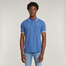 G-STAR Outlet Dunda Slim Stripe Polo Medium blue